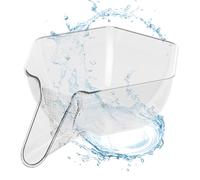 TyCylKu Drainage Basket Funnel | Vegetable Strainer Drainage Bowl Basket,Reusable Portable Household Kitchen Rice Washer Strainer for Rice Vegetables