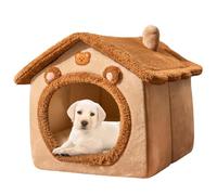 TyCylKu Kitten House,Plush Warm Bed for Sleeping | Soft Enclosed Cat Nest for Bunny Small Animals Winter Indoor Bedroom Living Room Balcony Cold Weather