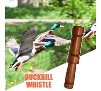 TyCylKu Mallard Duck Call, Realistic Sounding Whistle, Portable Wooden Imitation Sound Calls Tool for Hunting Outdoor Women Adults Wilderness Experience