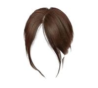 TyCylKu Middle Parting Bangs, Synthetic Hair Fringe Hairpiece for Medium and Side Parting, Volume-Enhancing Accessories, Natural Looking Breathable Wig for Women, Travel, Leisure