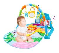 TyCylKu Piano Gyms Mat Baby 72X40X47cm Toddler Activity Gym The Play Gym ABS Toddler Activity Mat Baby Gyms Play Mats Musical Activitys Center Babys with Lights, Sounds and Music, Ages Newbor