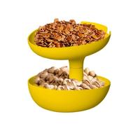 TyCylKu Pumpkin Snack Bowl Double-Layer Fruit Storage Party Decor
