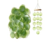 TyCylKu Round Shells for Crafts | Earring Making - Wind Chime Crafting Shell,for Hobbyists Artists Women Girls Art Students Professionals Wedding Party Home Craft Room Studio Workshop