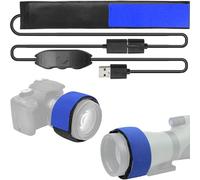 Tydeux 30cm USB Lens Warmer, Lens Dew Heater Strip, Stepless Temperature Regulator, Condensation Prevention for Telescopes Camera DSLR Lens Telescope Eyepieces Less Than 3.75 inch (95mm) in Diameter