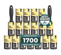 Tydi Pet Hair Lint Rollers, 1700 Sheets with 2 Handles