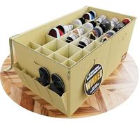 Tydi XXL Shoe Storage Box, 24 Compartments, Cream