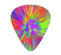 Tye Dye Patterns Soundtrack Guitar Picks Bass Guitarist Plectrums Paddles for Playing Guitar 12 PCS