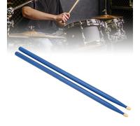 Tyenaza 1 Pair Jazz Drum Sticks, Maple Wood Practice Drumstick Replacement Instrument Accessories, for Adults Kids Beginners 5A (Dark Blue)