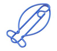 Tyenaza 100 Pcs Fish Paper Clips, Dark Blue Cute Fun Metal Paperclips Office Supplies, for File Note Organization