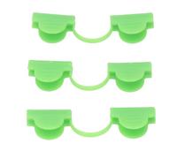 Tyenaza 100PCS Double Head Fixed Greenhouse Clamp, Plastic Double Head Shading Garden Hoop Greenhouse Clip Fiberglass Gardening Supplies (5mm)