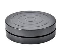 Tyenaza 17.8cm Black Pottery Wheel for Adults - Portable Pottery Wheel with Turntable for Cake Decorating, Clay Art Spinner, and Crafting