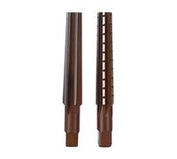 Tyenaza 2Pcs Taper Reamer Set, Rough Fine Morse Taper Reamer High Carbon Steel Straight Shank Hand Reamer Chucking Reamer Cutter Tool Replacement (TyenazaLeh0oOS-15)