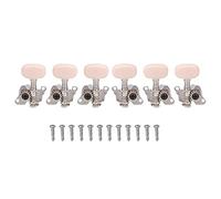 Tyenaza 3 Left 3 Right Opening Machine Heads Knob, Guitar String Tuning Pegs Tuners for Acoustic Guitar