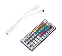 Tyenaza 44 Key LED Remote Controller, Colourful Infrared RGB Controllers, Music Sync LED Lights Strip for 5050 2835 RGB Light Strips Lights Flexible Tape Lighting Control