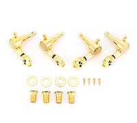 Tyenaza 4Pcs Tuning Peg, Golden Skull Shaped Ukulele Machine Head String Tuner Key