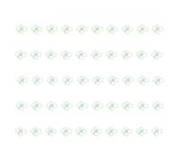 Tyenaza 50PCS Flower Shaped Paper Clips, Cute and Interesting Green Bookmark Clips for Document Note Clear Storage Box