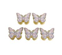 Tyenaza 5Pcs Vintage Metal Book Clamp, Journal Decorative Page Binder File Holder Bookmark for Notebook Art Journaling Reading Decoration Accessories Colorful