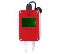 Tyenaza Air Transmitter, DC24V 4-20ma Micro Differential Pressure Transmitter, LCD Intelligent Digital Wind Transmitter Air Pressure Sensor for Ward Ventilation(0-2kPa)