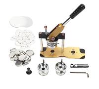 Tyenaza Button Maker Machine, 44mm (1.7 Inch) DIY Pin Badge Button Maker Press Machine with 100pcs Button Parts & Circle Cutter
