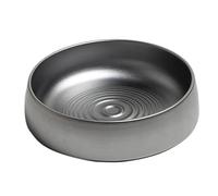 Tyenaza Cat Cooling Pot, Aluminium Alloy Frosted Surface Rapid Cooling Skid Bottom Pet Cold Nest for Cats Dogs