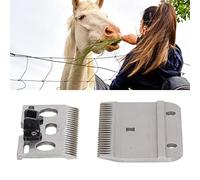 Tyenaza Clipper Blade 24 Teeth High Hardness Carbide Animal Trimmer Shears Replacement Blade Horse Cow Goat Thick Fur Electric Scissor Blade Pack