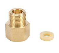 Tyenaza CO2 Tank Adapter W21.8 to CGA320, Brass Connector for Carbon Gas Cylinder, Soda Bottle Fill Tank Adapter, High-Pressure Gas Storage and Conversion Accessories