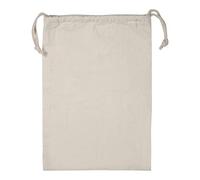 Tyenaza Cotton Stuff Bag - Cotton Drawstring Bags Laundry Storage Household Plain Storage Laundry Sack Stuff Bag for Travel Home Use(22 * 28cm)