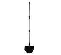 Tyenaza Garden Cleaning Shovel 25CM Trapezoidal Multifunctional Heavy Duty Flat Ice Weeding Scraper with Teeth for Outdoor