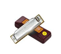 Tyenaza Harmonica, 10 Hole C Key Clear Stable Sound Mouth Organ Exquisite Beautiful Harmonica for Beginner(102x27x19mm)