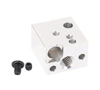Tyenaza Hot End Heating Block High Temperature Copper Plated Alloy 3D Printer Hotend Extruder Heater Block for SV07