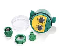 Tyenaza Irrigation Timer Sprinkler, Irrigation Sprinkler Controller, garden irrigation timers, Timer Multi-function Two Dial Automatic Electronic Watering Timer