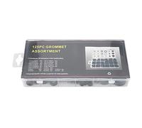 Tyenaza Juego surtido de ojales de goma de 125 piezas, juego surtido de juntas de cables eléctricos