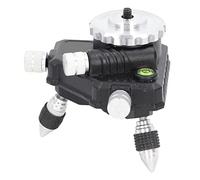 Tyenaza Laser Level Adapter, Metal 360-Degree Rotating Base Tripod Connector, 1/4" Male Thread 5/8" Female Micro-adjust Fine Turning Pivoting Base