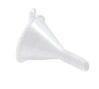 Tyenaza Mini Funnel, Plastic Clear Funnel Little Small Funnel Set Multi Purpose Dishwasher Safe Small Funnel for Lab Bottle Perfume Spice Powder