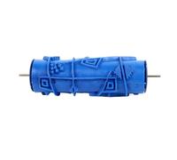 Tyenaza Pattern Paint Roller, 5in Rubber Reusable Decorative Art Texture Roller Wall Patterned Rollers Stencil Wall Decor DIY Tools Decorative Texture Roller(Line Shape)