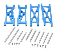 Tyenaza RC Car Front and Rear Swing Arm, Aluminum RC Front Rear Suspension Arms for LOSI 22S SCT 1/10 RC Short Course Truck Upgrade Parts (Azul)