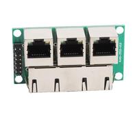 Tyenaza RJ45 Keystone Jack Inline Coupler 3 RJ45 Network Connector Coupler Module Ethernet Adapter for Gigabit Network Devices