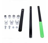 Tyenaza Serpentine Belt Tool Kit, 1/2in 3/8in Drive Belt Tensioner Wrench with 4 Sockets 3 Crowfoot Wrenches 2 Pairs Hex Cushion Stop Screws