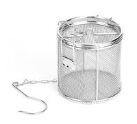 Tyenaza Tea Ball Strainer, Soup Seasoning Bag, Extra Fine Mesh, Tea Ball Infuser, Silver, Stainless Steel, Basket, 10 * 10cm