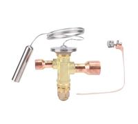 Tyenaza Thermostatic Expansion Valve Support for R22/R407C/R404A/R507/R134a/R410A System 5/8in ODF Inlet 7/8in ODF Outlet HVAC Heat Pump Air Conditioning