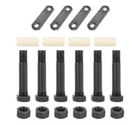 Tyenaza Trailer Shackle Kit, Reliable Sturdy Stable Tandem Trailer Shackle Kit Fit for Double Eye Spring 3500 Lbs To7200 Lbs Axles