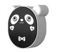 Tyenaza Wall Mounted Bathroom Soap Dish Cartoon Look Easy Installation Versatile Drainage Soap Storage Box for Home (negro)