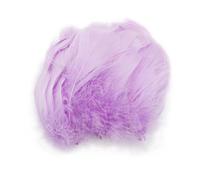 TYEQWT 400 Pcs Feathers for Crafts, Ideal for Wedding Ornament, Feather Mask Making, DIY Feather Boa, Dream Catcher Decoration, Coloured Feathers (Light purple)