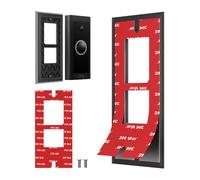 Tyeyober No Drill Mount Compatible with Ring Video Doorbell Wired,Adhesive Doorbell Door Mount with Sticky Pad,Ring Doorbell Wired Bracket Backplate Accessories for Office,Apartments,Home