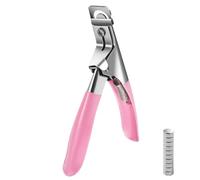 TYFYH Acrylic Nail Clippers with 10Pcs Magnets, Accurate Trimming Nail Clipper, Tip Cutters for Fake Gel Nails, Professional Stainless Steel Manicure Tool for Salon Home Nail Art