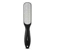 TYGA Double-Sided Foot File, Coarse & Fine, Dry & Wet, Stainless Steel, Pedicure Care Tool, Callus Remover for Feet, Multidirectional Nickel, Hard Skin Removal, Washable, Spa and Skin Care (Black)