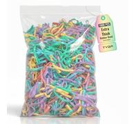 TYGA Mini Rubber Bands, Pastel, Extra Thick, Pack of 1000 | Soft Elastic Bands, Flexible Stretch, Suitable For Kids, Lightweight Elastic Bands, Ideal For Braids, Ponytails & Sectioning