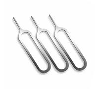 TYGA Sim Card Tray Removal Tool (Pack of 3) Sim Card Pin Tool Compatible with all Smartphone Devices, Mobile Phones, Tablets, Laptops and Reset Switches