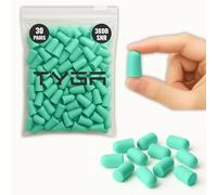 TYGA Store Soft Foam Ear Plugs 30 Pairs - 38dB SNR Noise Cancelling - Best for Sleeping, Travel, Concerts, Studying, Work, Loud Noise, Snoring - Mint Green
