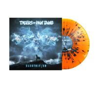 TYGERS OF PAN TANG - ELECTRIFYED (TRANSPARENT ORANGE W/ BLUE SPLATTER)